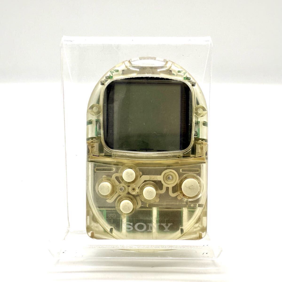 ヴィンテージ PS ポケットステーション SCPH-4000 クリスタル POCKET STATION SONY ソニー japan レトロ ビンテージ ゲーム ポケステ 拍卖