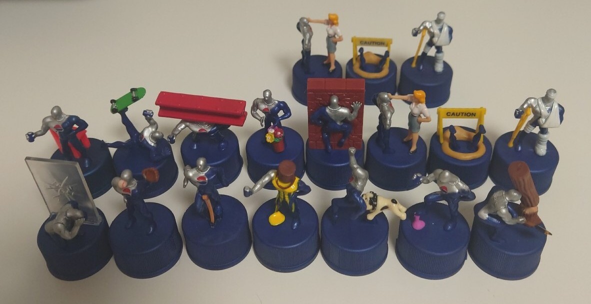 PEPSI ペプシマン ボトルキャップ 第3弾 アクシデント 全15種コンプ+ダブり3個拍卖