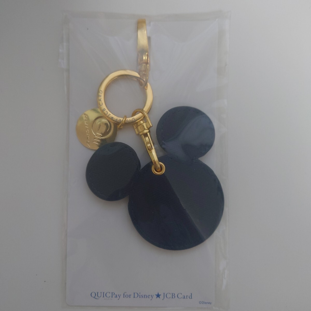 【新品未使用】QUICPay for ディズニー★JCBカード キーホルダー バッグチャーム ミッキーマウス ディズニーJCBカード特典 非売品拍卖