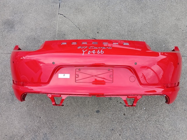 PORSCHE ポルシェ 911 カレラ 991 純正 リアバンパー 赤系 99150541108 Y0466拍卖