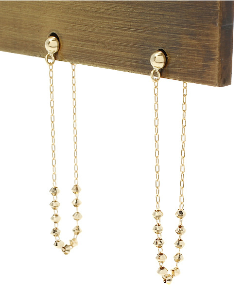 アーカー ミモザチェーンピアス ミモザ チェーンピアス 拍卖