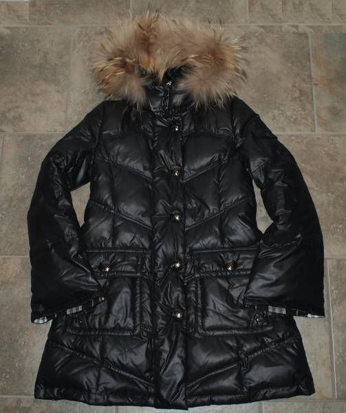 バーバリー ブルーレーベル ファー ドレス ダウンコート拍卖