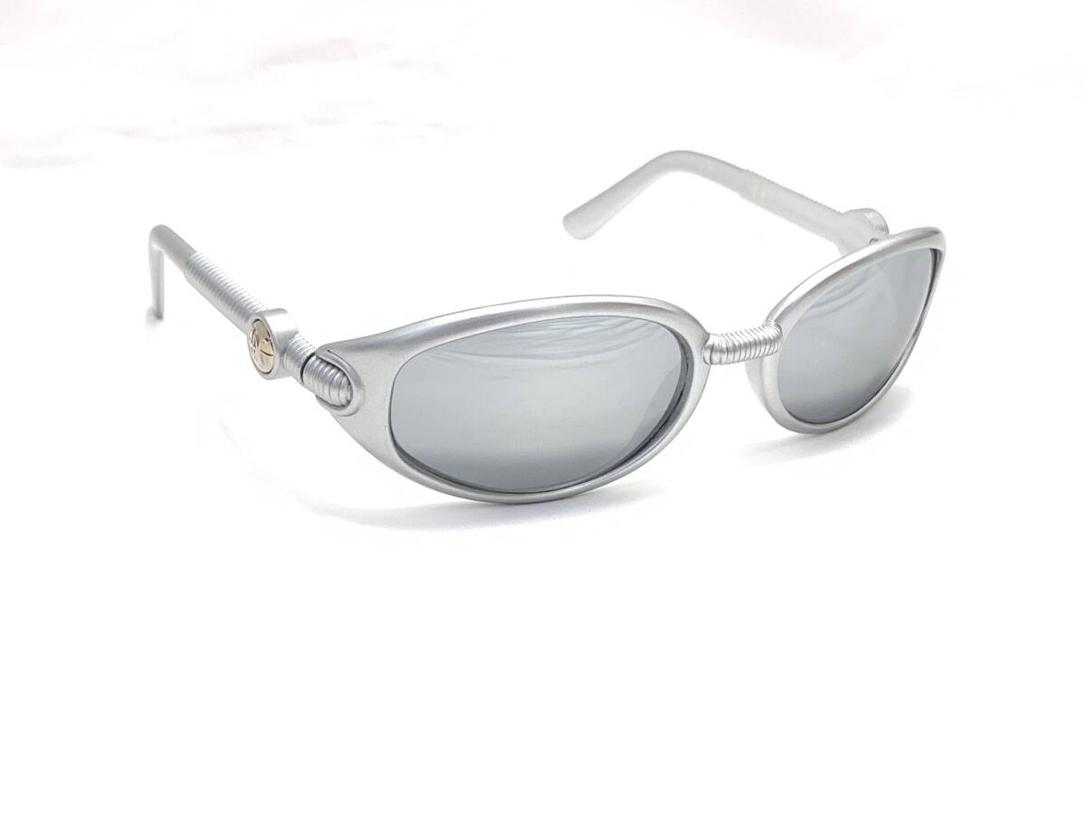 JPG Jean Paul GAULTIER ジャンポールゴルチエ ゴルチェ シルバーカラー サングラス アイウェア Y2K デッドストック アーカイブ拍卖