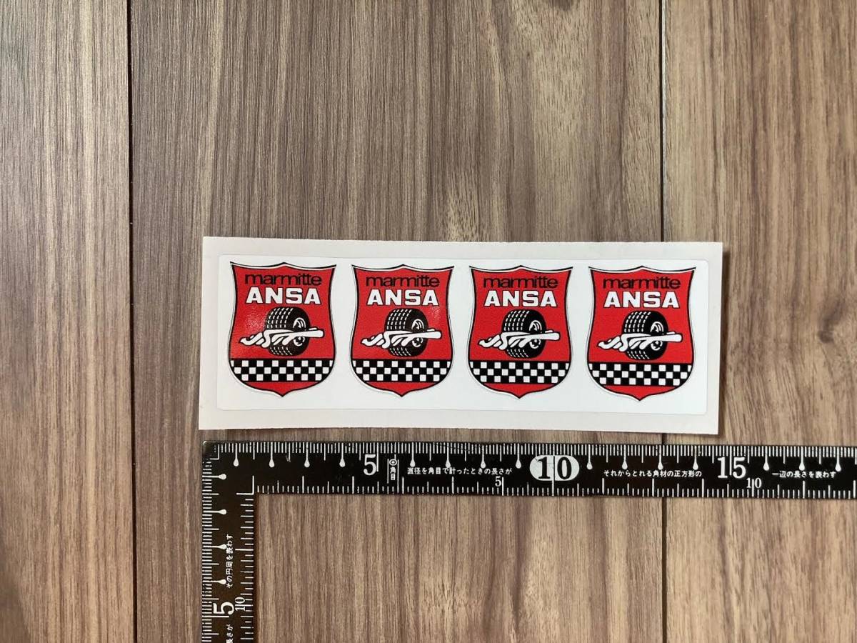 ★送料無料★ANSA カッティング ステッカー デカール セット 30mm × 38mm拍卖