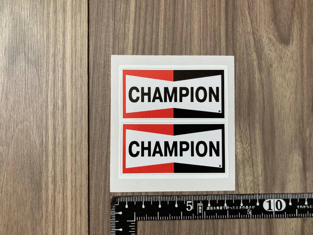 送料無料 CHAMPION チャンピオン ステッカー セット 65mm拍卖