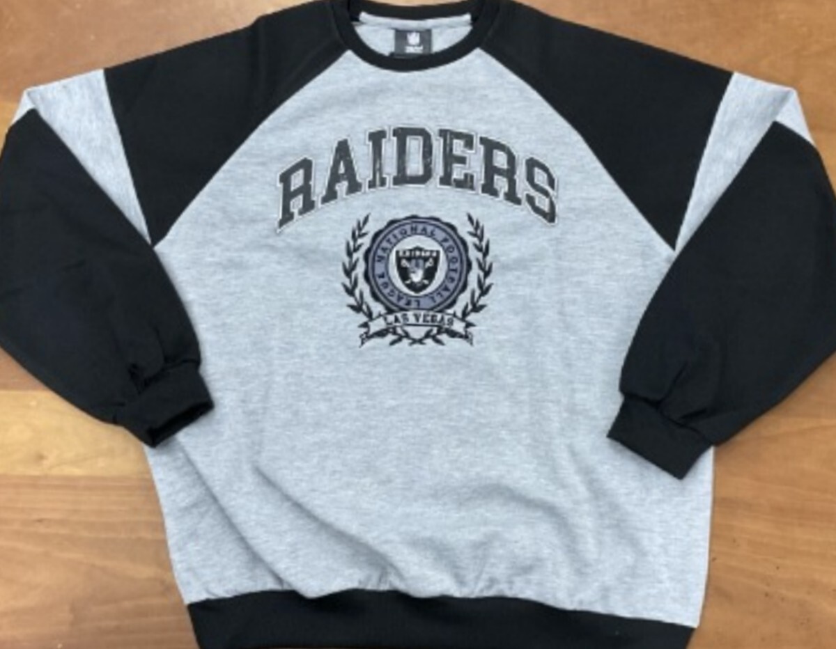 即決 NFL ラスベガス・レイダース レディーストレーナー【M】新品タグ付き Las Vegas Raiders スウェット 拍卖