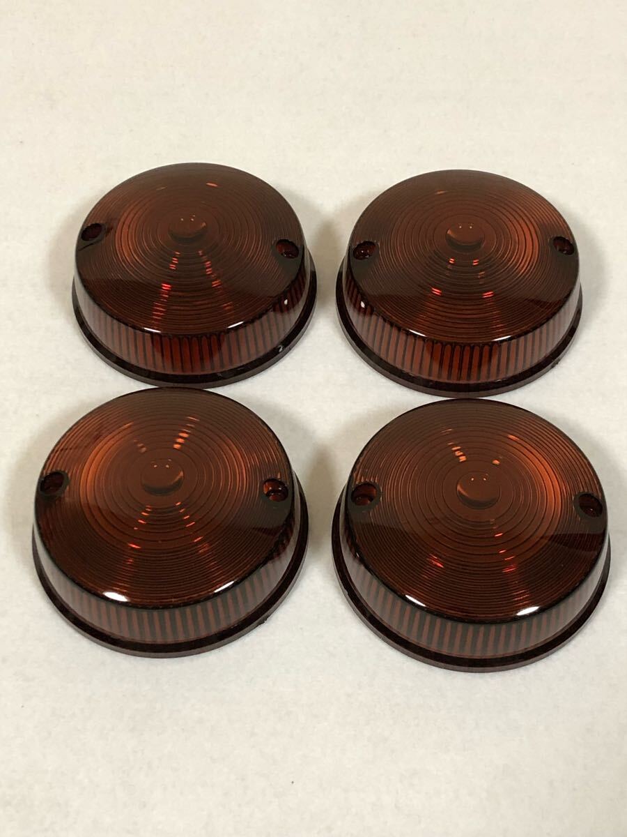 Z1 Z2 ウインカーレンズ ブラウン 濃いめ スモークオレンジ クリア スモーク 黄ばみ 外装 マフラー テール BEET ヨシムラ キャスト 真鍮拍卖