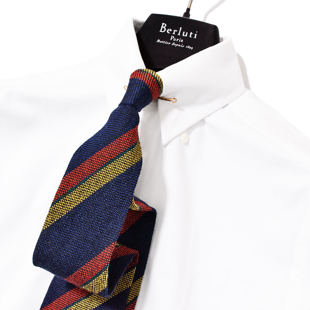 銘品 Vardoc of oxford UKヴィンテージ イングランド製 レジメンタル ネクタイ PURE NEW WOOL ピュアウール100% MADE IN ENGLAND イギリス拍卖