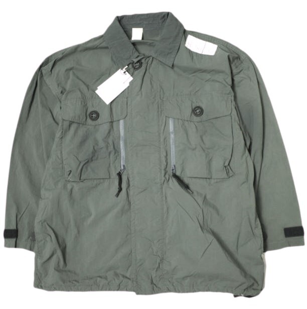 N.HOOLYWOOD エヌハリウッド 24SS TPES SHIRT BLOUSON パラレスキュー部隊 コンバットジャケット 9241-BL03-002 pieces 36 GRAY拍卖