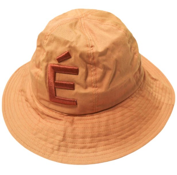 Etudes Studios エチュードスタジオ ポルトガル製 ロゴ刺繍 コットンツイルバケットハット 59 オレンジ 帽子 g18602拍卖