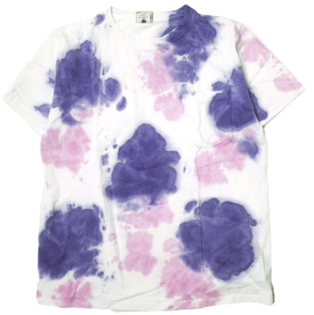 GOODWEAR グッドウェア アメリカ製 S/S POCKET TEE TIE DYE 7.2oz タイダイ染め ポケットTシャツ L PURPLE 半袖 トップス g19145拍卖