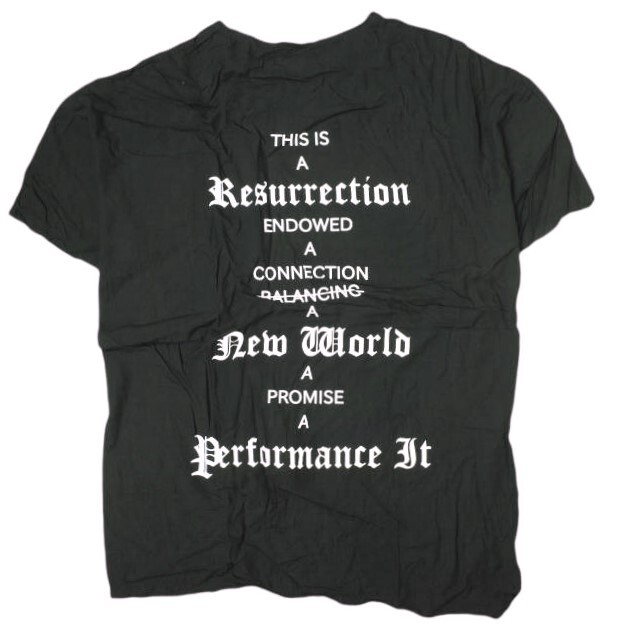 Danke Schon ダンケシェーン バックロゴプリント オーバーサイズレーヨンTシャツ 17S-SHS200-DS Free BLACK 半袖 トップス g18541拍卖