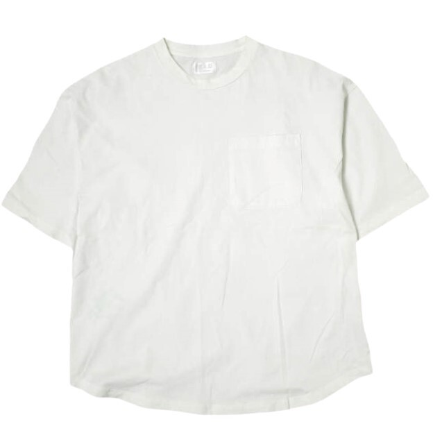 A4A エーフォーエー シルケットポケット半袖Tシャツ 606222114 M WHITE LHP オーバーサイズ トップス g18617拍卖
