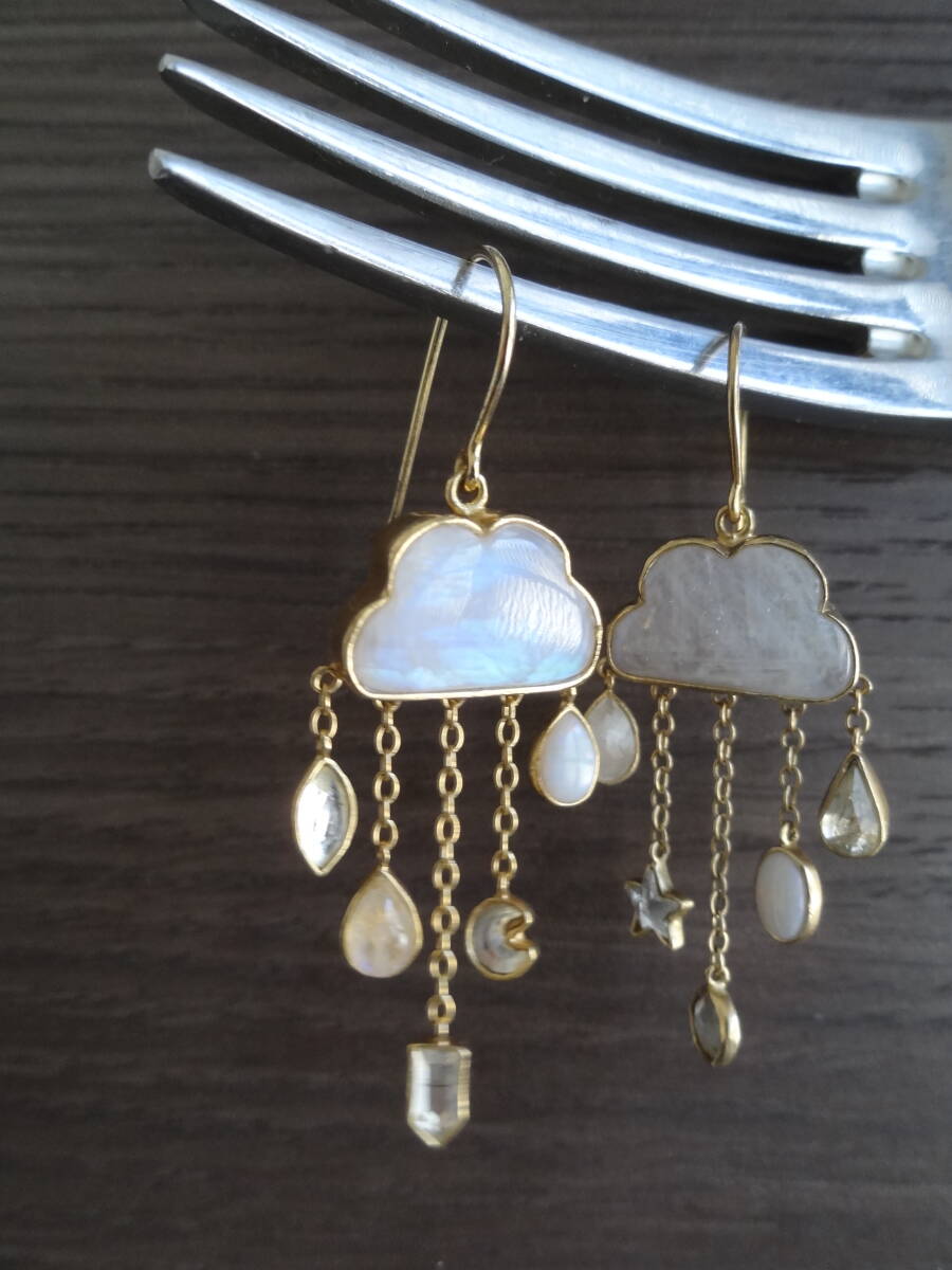 ★GRAINNE MORTON(グレインモートン)★チェーンドロップピアス★ Ron Herman(ロンハーマン)購入★販売証明書付拍卖