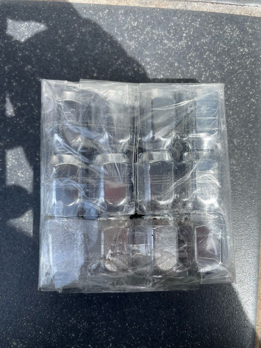 KYO-EI Lug Nut 102S 左ネジ (品番:102S) 21HEX M12×P1.5 (全長:31mm) (有効ネジ:23mm) メッキ 袋ナット 60度テーパー 12個拍卖