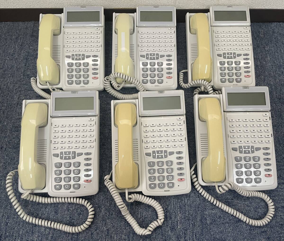 ☆OKI(沖電気工業株式会社) MKT/R-30DK/S×6台☆30ボタン電話機/ビジネスホン☆T0000921-2拍卖