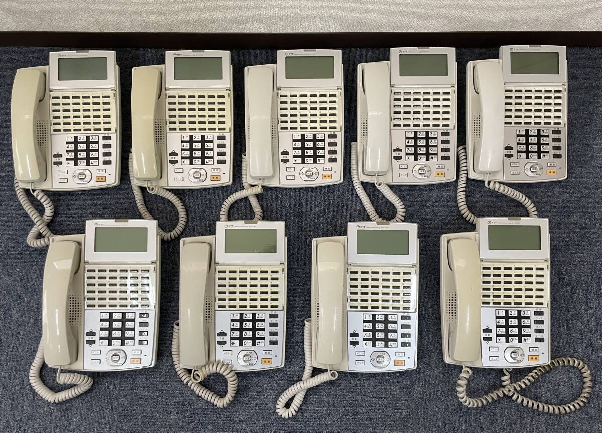 ☆NTT(西日本) NX-<36>STEL-<1><W>×9台☆36ボタン電話機/ビジネスホン☆T00009071-1拍卖