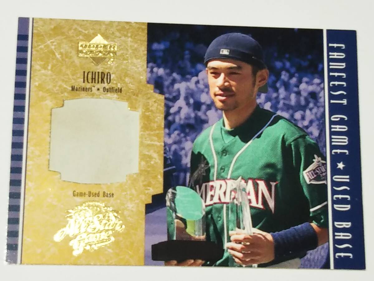 イチロー シングルカード 実使用ベース入りカード 新品未使用 暗室保管 拍卖