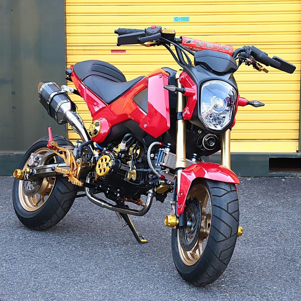 042401s5 美品 Honda ホンダ GROM グロム JC61 カスタム 走行231km 124cc 直接引き取り限定 名古屋市守山区 配送不可拍卖