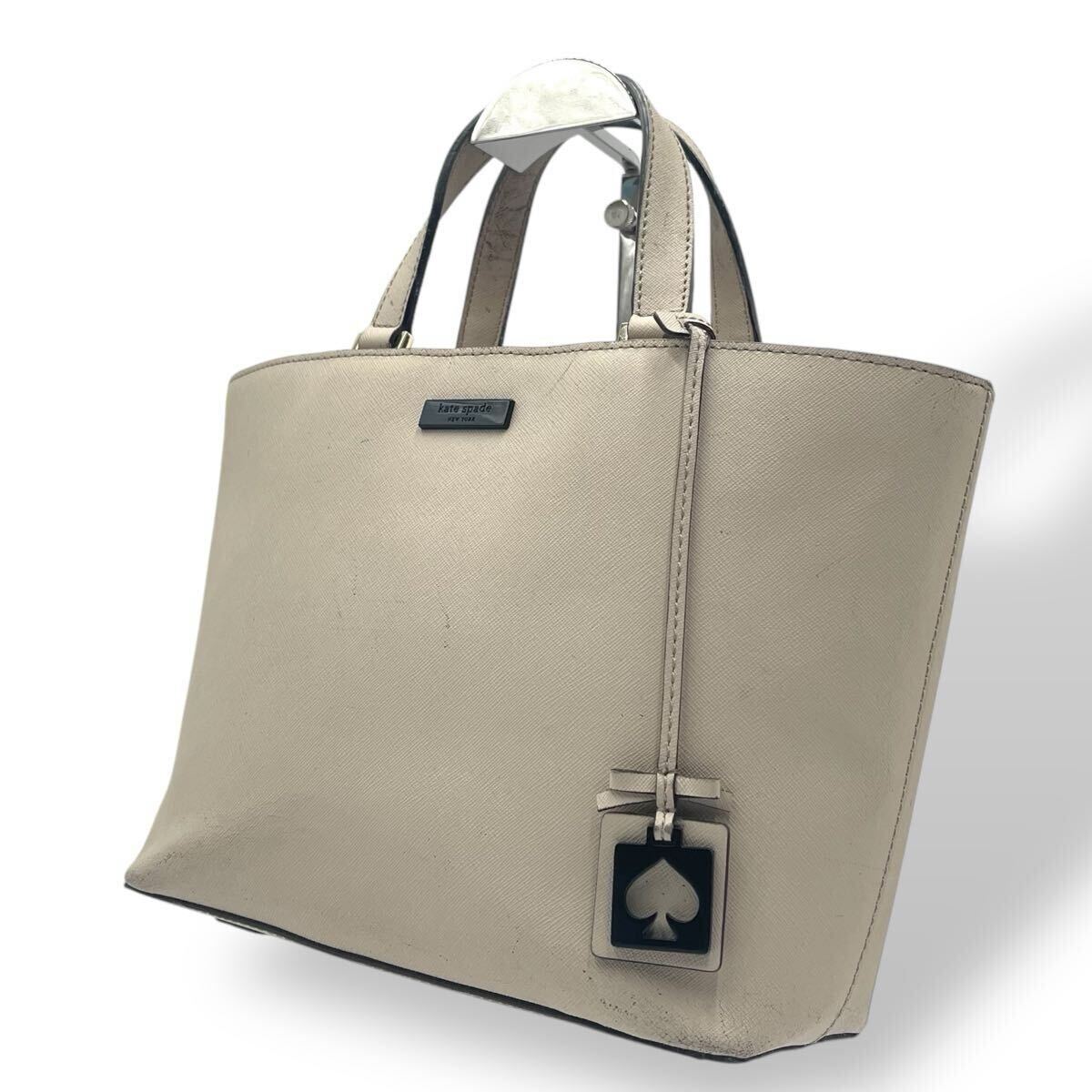 kate spade ケイトスペード ハンドバッグ ホワイト PVC拍卖