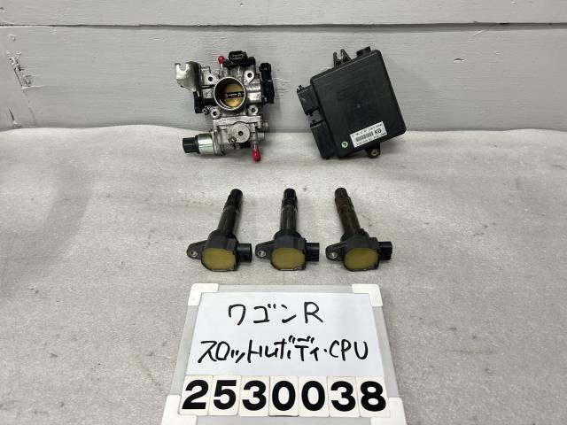 ワゴンR MH22S スロットルボディ エンジンコンピューター IGコイル K6AT ターボ 実働車外し 2WD K0 RR-S 13400-58J50 02 015216拍卖