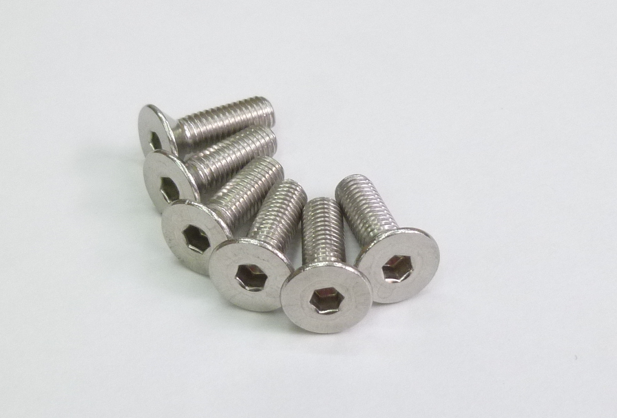 ステンレス ステアリング取付けボルト(皿ビス)6本セット(M5x16) MOMO/モモ等拍卖