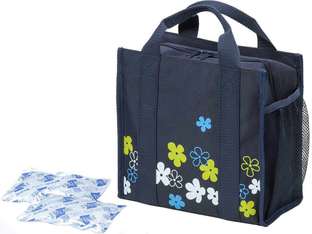 高木金属 ランチバッグ 保冷 2段用 プチフルール NV-PFLB拍卖