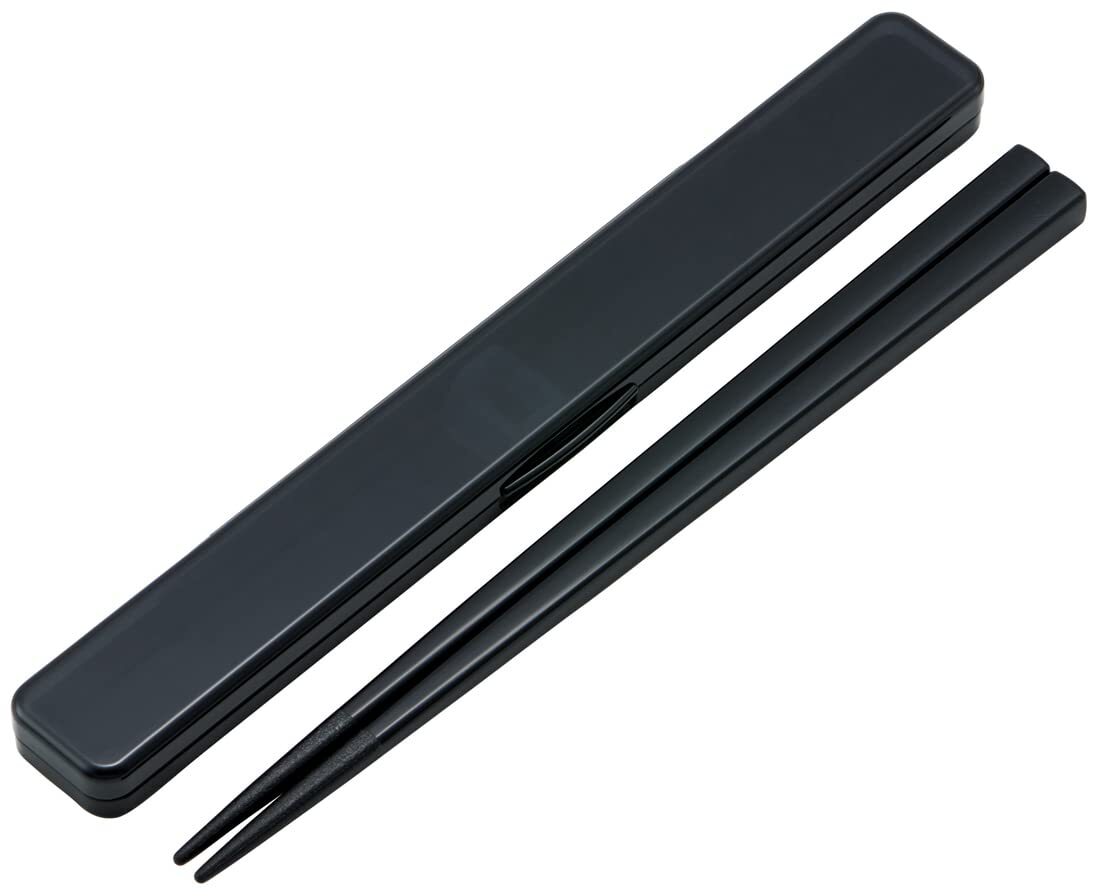 スケーター 箸 21cm 箸箱 セット 抗菌 リッチブラック 大人用 男性向けABC45AG-A拍卖