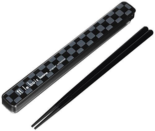 小森樹脂 箸 箸箱 ルボア・オム セット ブラック 21cm 食洗機 対応 812689拍卖