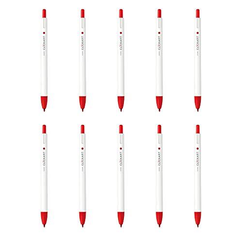 ゼブラ 水性ペン クリッカート 赤 10本 B-WYSS22-R拍卖