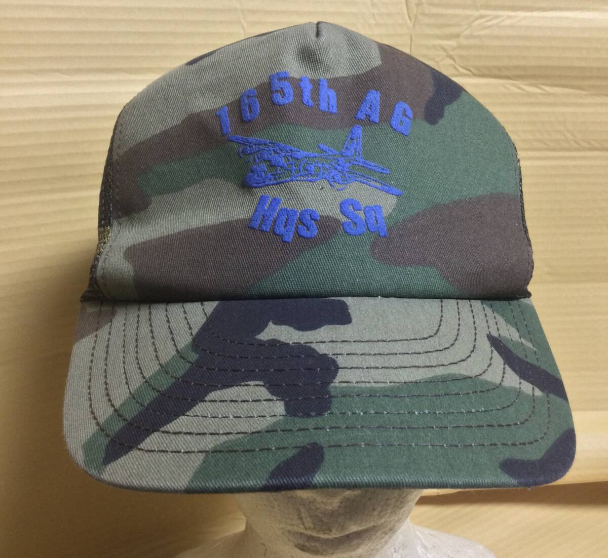 USA製 迷彩 メッシュキャップ カモフラ ミリタリー アメカジ 古着 アメリカ製拍卖
