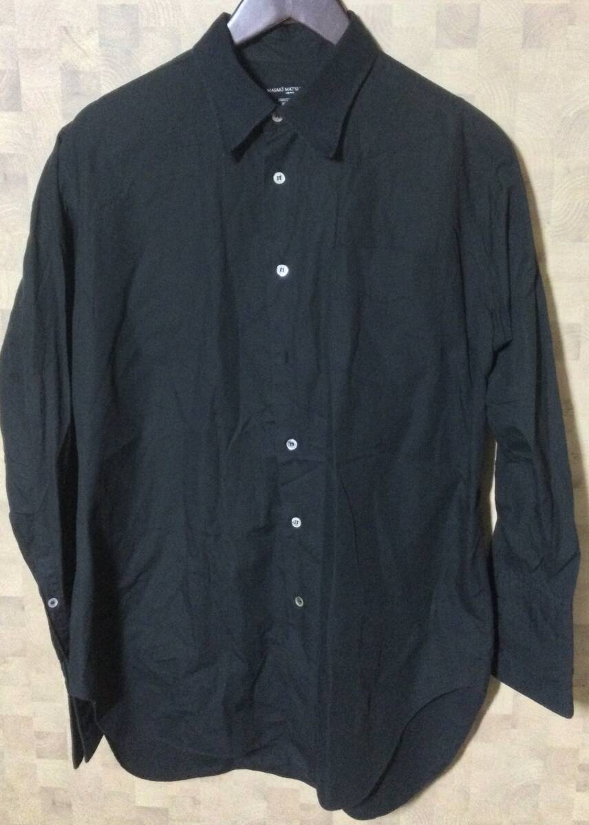 ※ボタン取れ マサキマツシマオム MASAKI MATSUSHIMA HOMME 長袖シャツ 日本製 ドレスシャツ拍卖