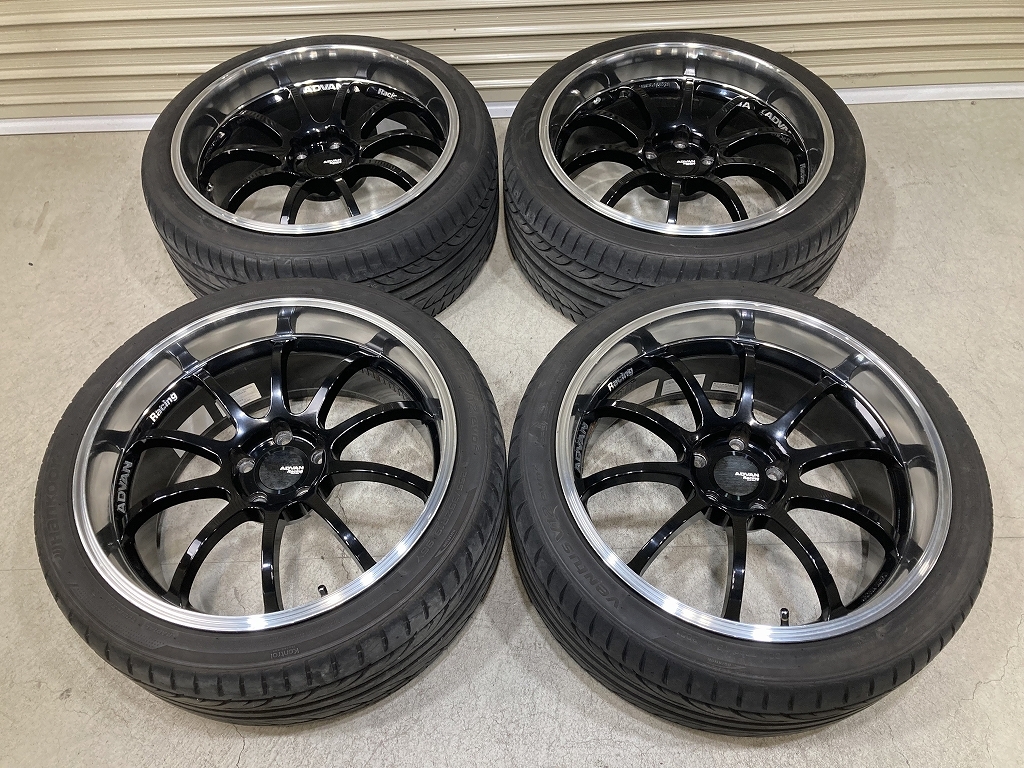 希少 ADVAN Racing RS-D 19インチ 9J +25 PCD114.3 5H 255/35R19 4本 GT-R フェアレディZ WRX ランエボ 等 (P1526)拍卖