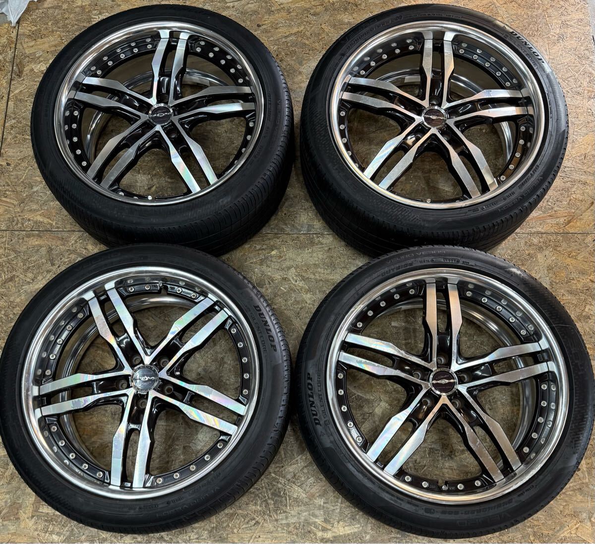 【希少!】AME SHALLEN シャレン XF-55 20インチ 8.5J+48 +55 PCD 114.3 5穴 5H 深リム アルファード ヴェルファイア クラウン マークX 拍卖