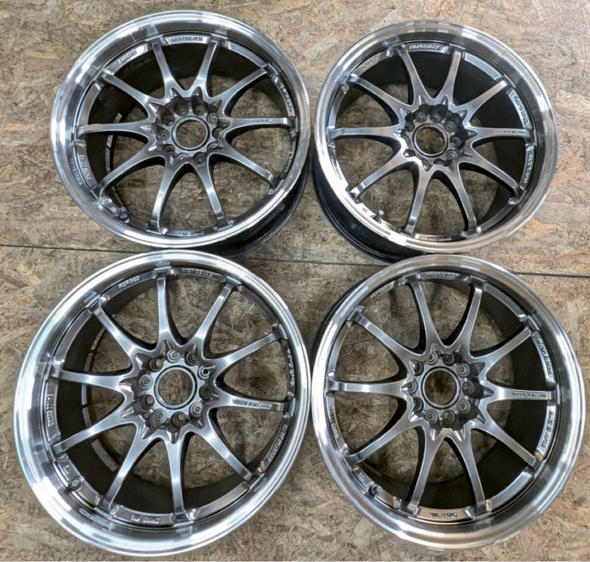 【希少!】RAYS ボルクレーシング CE28N 18インチ 8.5J+30 9J+35 PCD 114.3 5穴 5H 軽量 鍛造 絶版 シルビア スカイライン RX-8 ソアラ拍卖