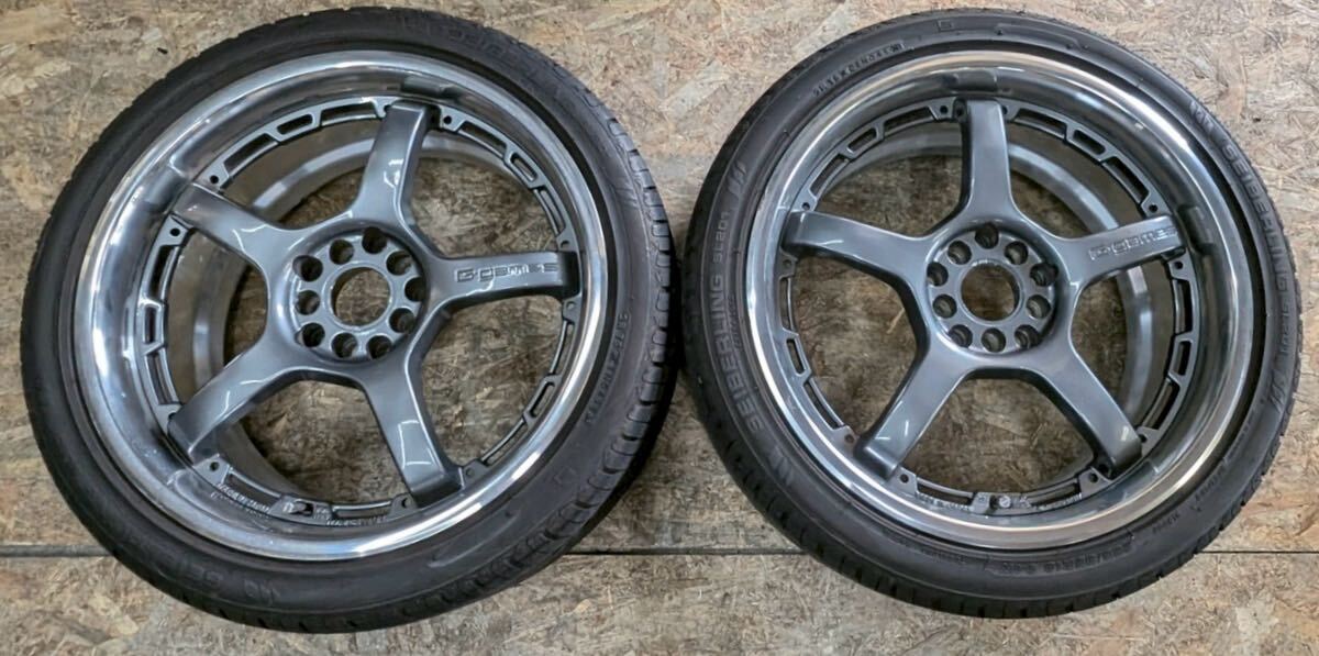 【希少!】RAYS G-games 18インチ 8.5J+42 PCD 114.3 5穴 5H ドリケツ シルビア スカイライン JZX100 アルテッツァ RX-8 ソアラ 拍卖