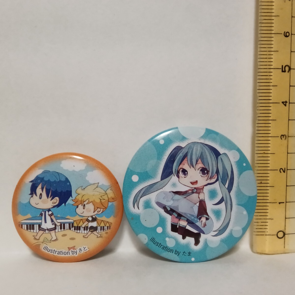 A03−5 初音ミク KAITO 鏡音レン 缶バッジ拍卖