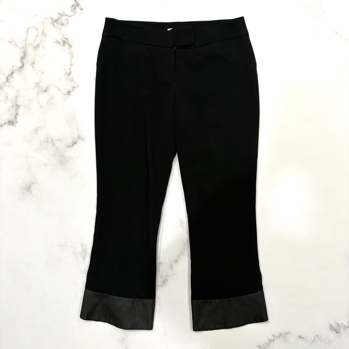 E ■ 洗練されたデザイン '履き心地抜群' TO BE CHIC トゥービーシック 高品質 テーパード パンツ SIZE:42 レディース 婦人服 ボトムス 拍卖