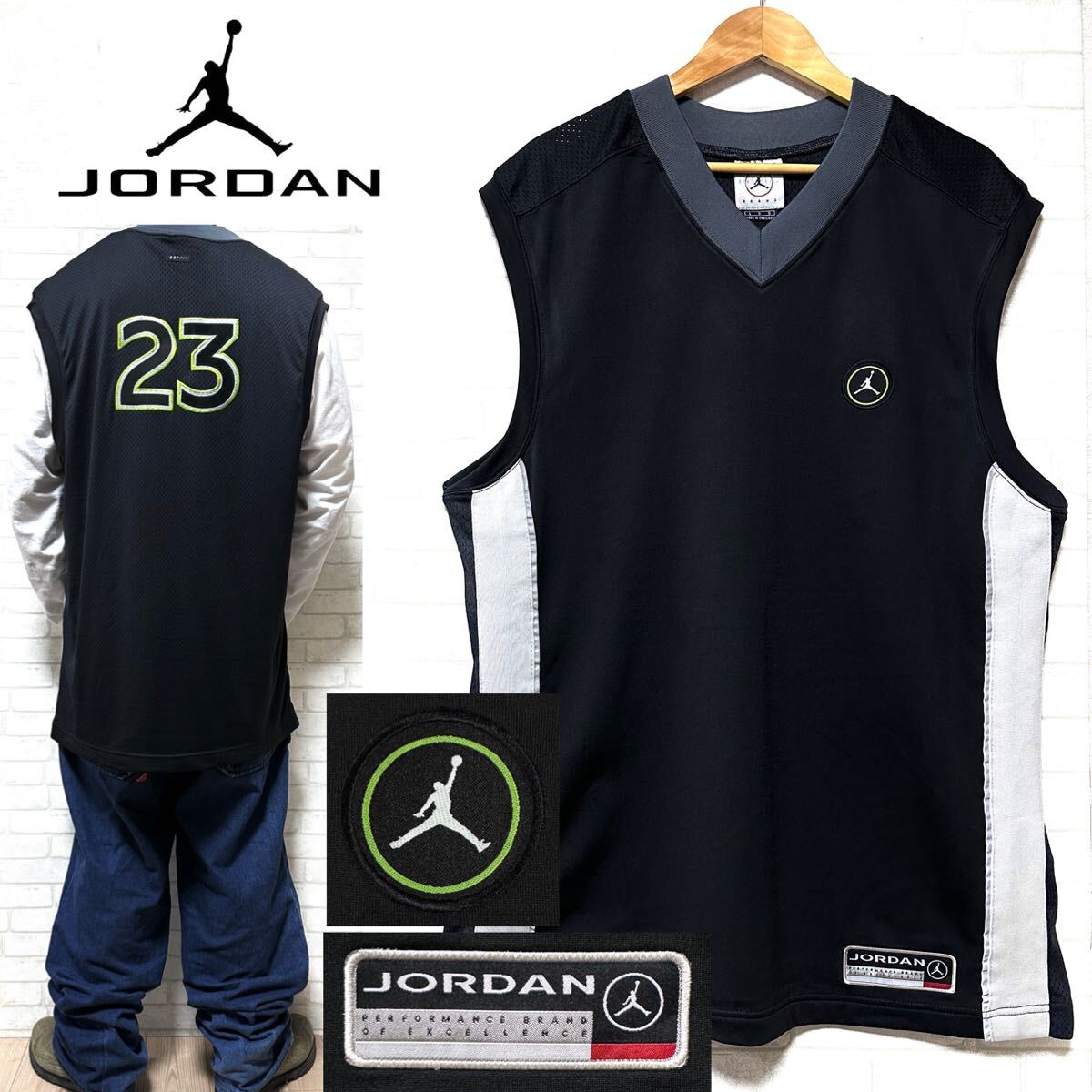 NIKE JORDAN BRAND ジョーダン ゲームシャツ タンクトップ拍卖