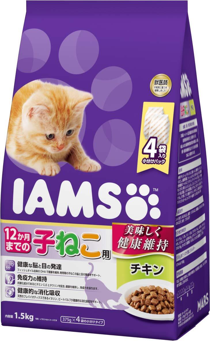 アイムス (IAMS) キャットフード 12か月までの子ねこ用 チキン 1.5キログラム (x 1)拍卖