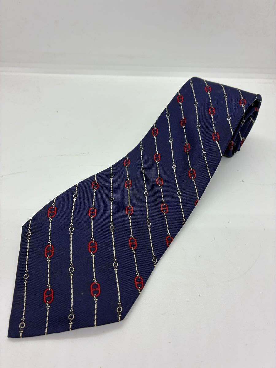 イタリア製 Mariangela ネクタイ シルク100 ネイビー拍卖