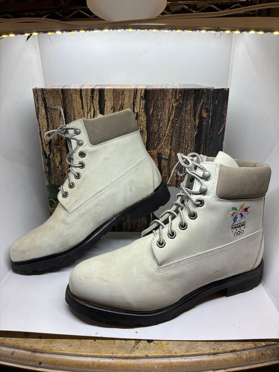 貴重 timberland ティンバーランド 長野五輪 限定 27cm ソール張り替え済み ブーツ拍卖