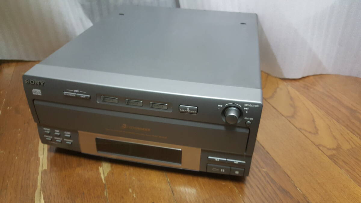【※ジャンク】 SONY ソニー システム コンポ用 CDチェンジャー CDP-M7 動作未確認 ジャンクにて拍卖