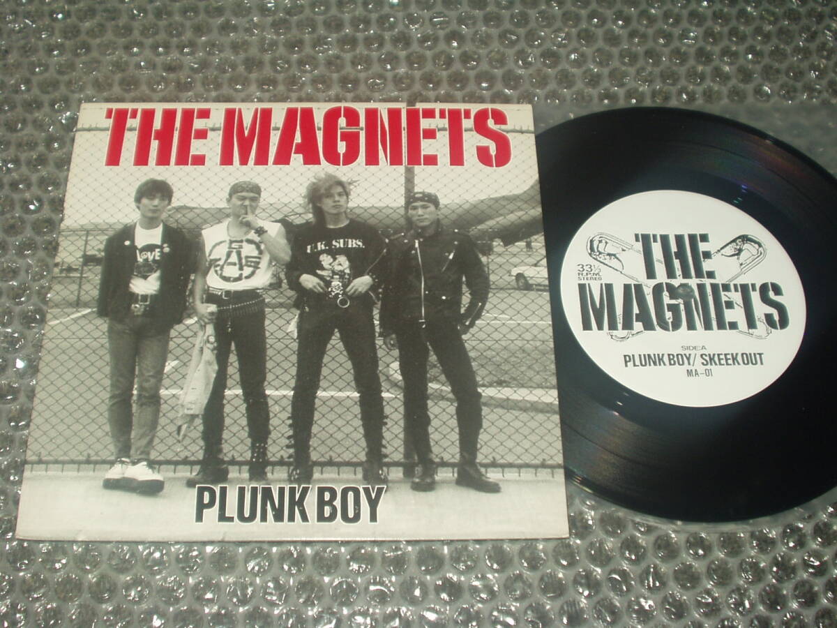 EP★THE MAGNETS/ザ・マグネッツ「PLUNK BOY」リイシュー盤~IRONFIST辰嶋/G.I.S.M/DIE YOU BASTARD!/CROW/SCAMP拍卖