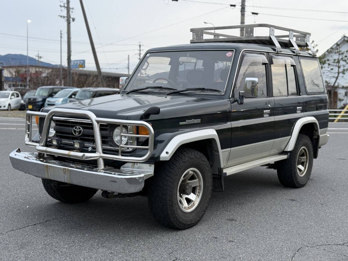 車検満タン ランドクルーザー 70 ZX バン 1ナンバー 架装多数 AT 下取り ローン 03111666拍卖