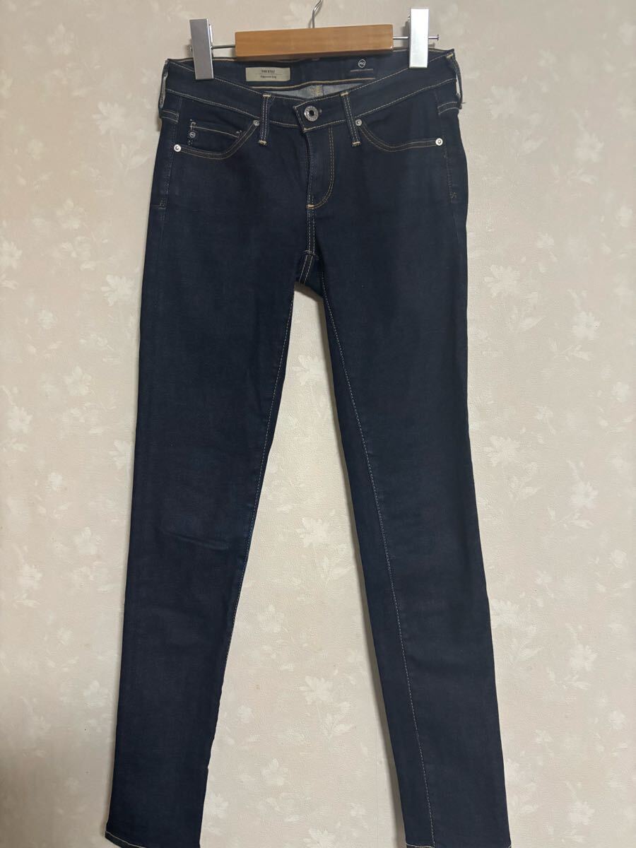 美品 アメリカ製アドリアーノゴールドシュミットデニムジーンズ スキニーパンツ ストレッチ拍卖