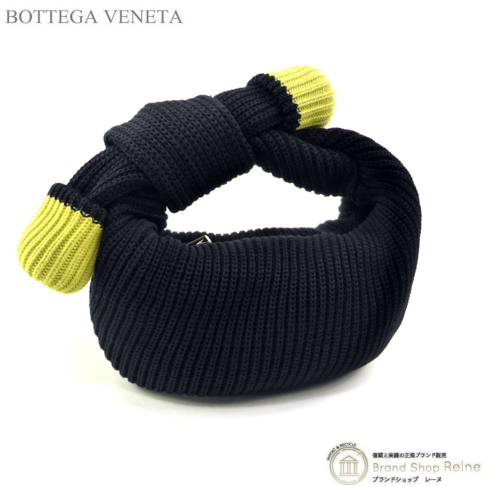 ボッテガ ヴェネタ (BOTTEGA VENETA) ミニ ジョディ ハンド バッグ 806981 ブラック×イエロー(新品)拍卖