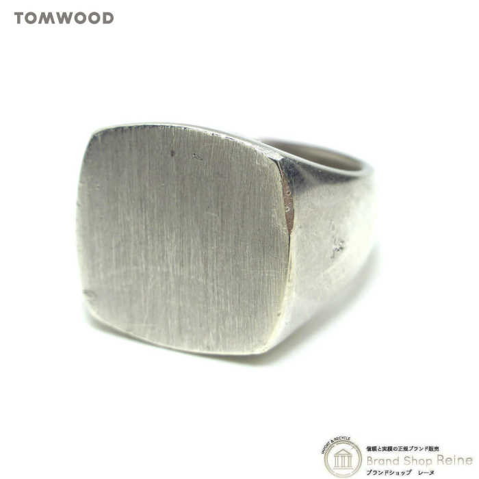 トムウッド (TOM WOOD) Cushion Ring クッション リング サテン シルバー 925 指輪 #58 18号 メンズ(中古)拍卖