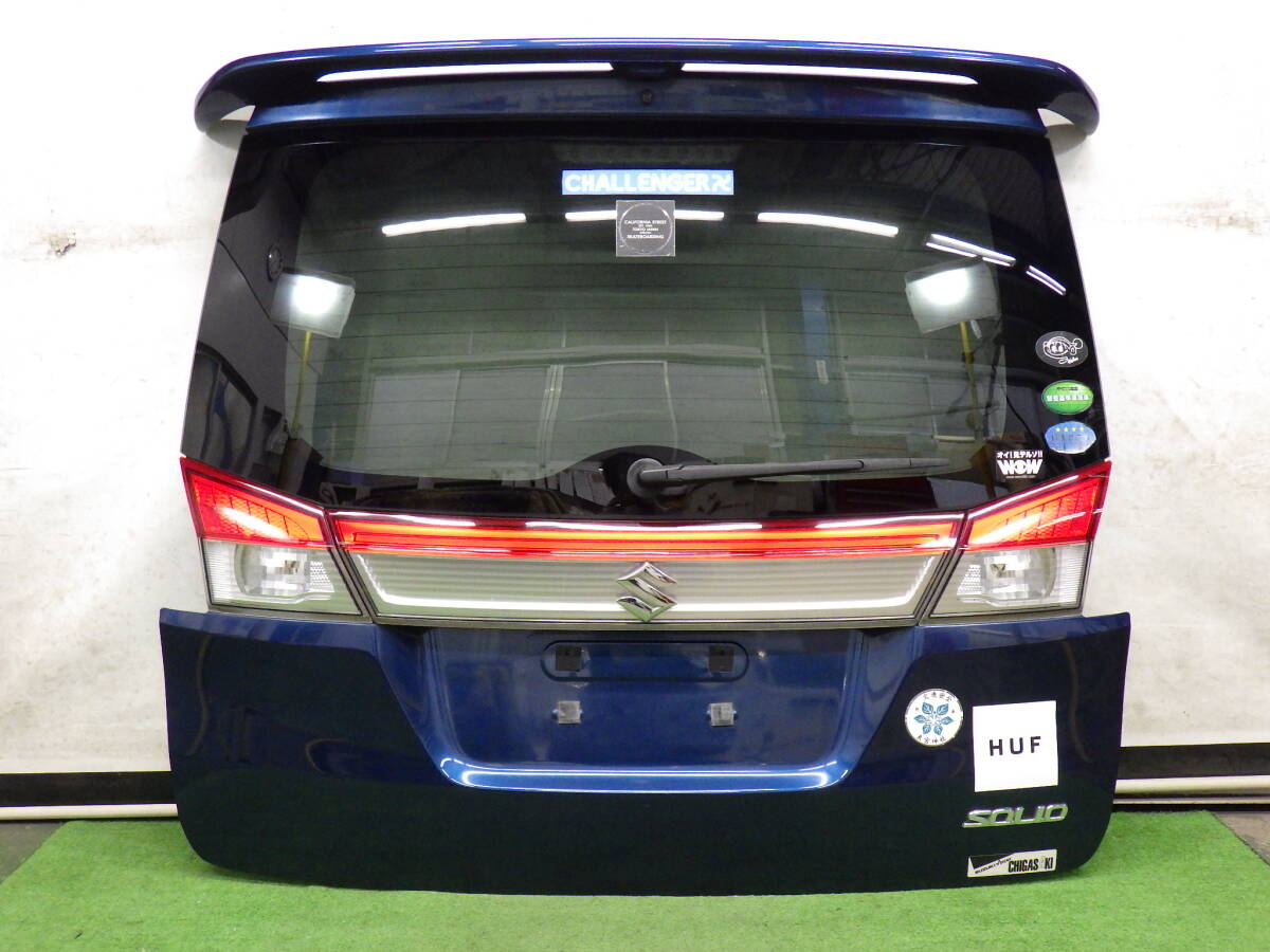 15E】【ZSK】【送料記載】 ソリオ MA15S リアゲート 69100-54M10 グレースブルーパールメタリック バックドア 【504055】 拍卖