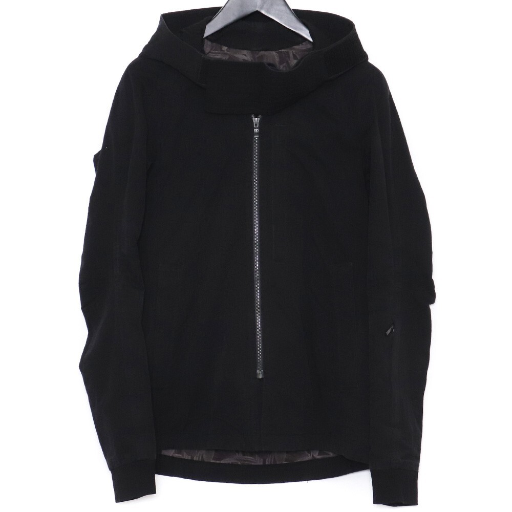 DEVOA フード付きジップアップジャケット サイズ1 ブラック デヴォア hoodie zip up jacket拍卖